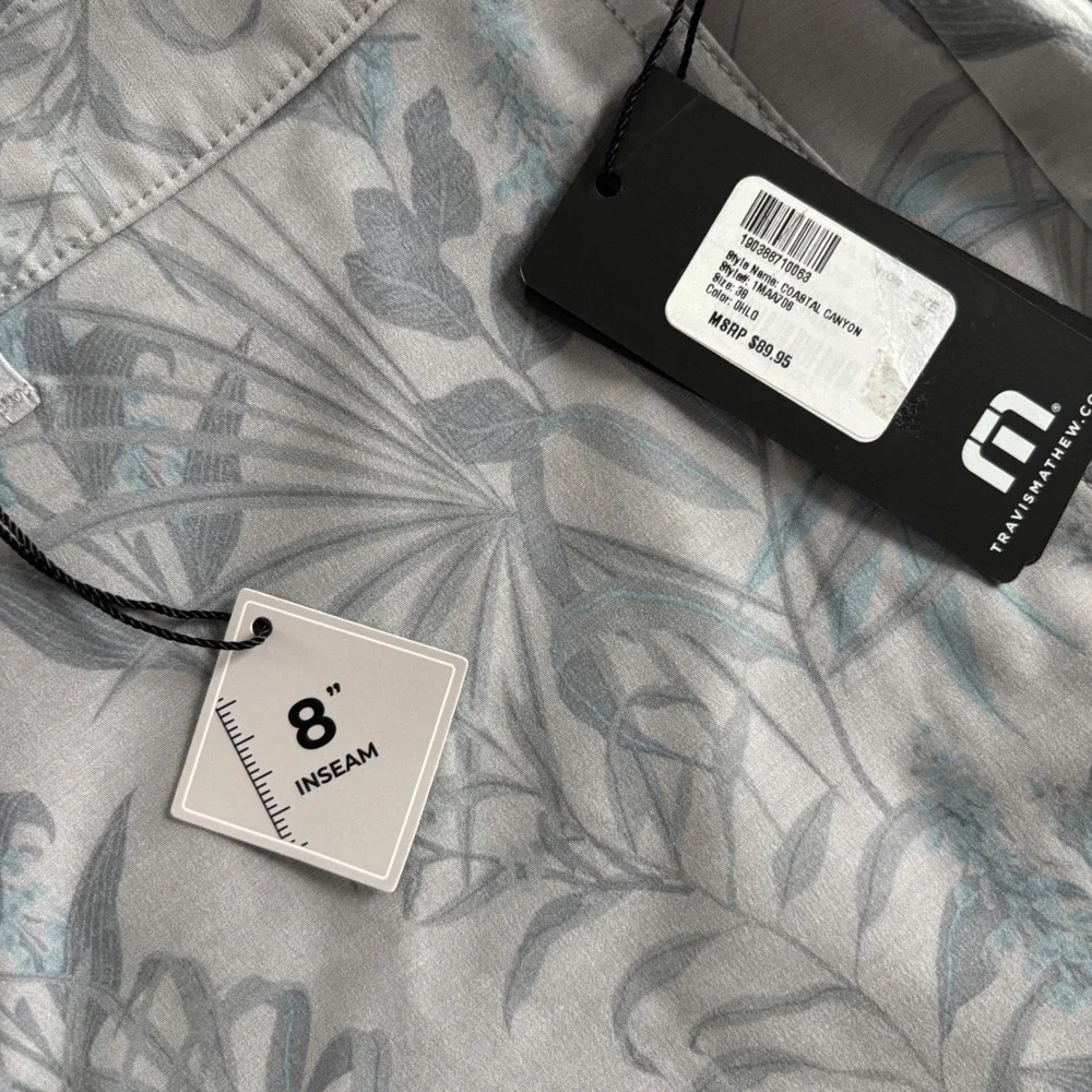 TravisMathew Coastal Canyon Floral Print Golf Shorts, Mens Size 32-34-38, NWT‎